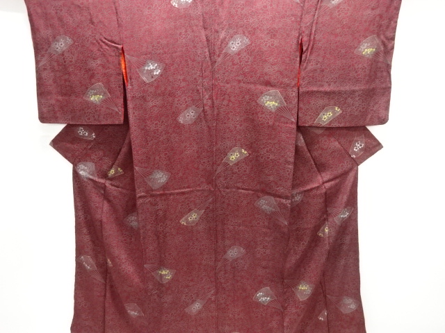 JAPANESE KIMONO / ANTIQUE KIMONO / SILK / FLOWER